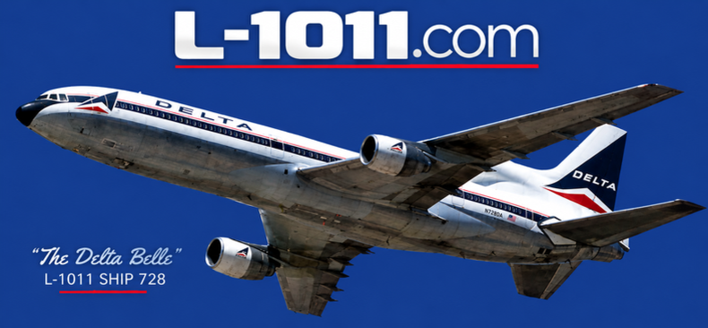 Delta Lockheed L-1011 TriStar during the airline's final L-1011 flight